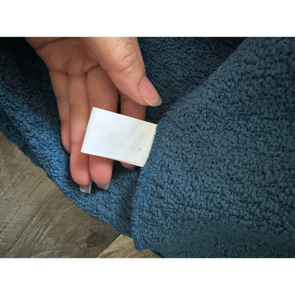 Dolan Anthro Left Coast Collection Blue Textured Knit Duster Cardigan Small - Picture 8 of 9